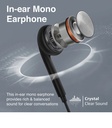 Promate Lingo-C USB-C Mono Earphone