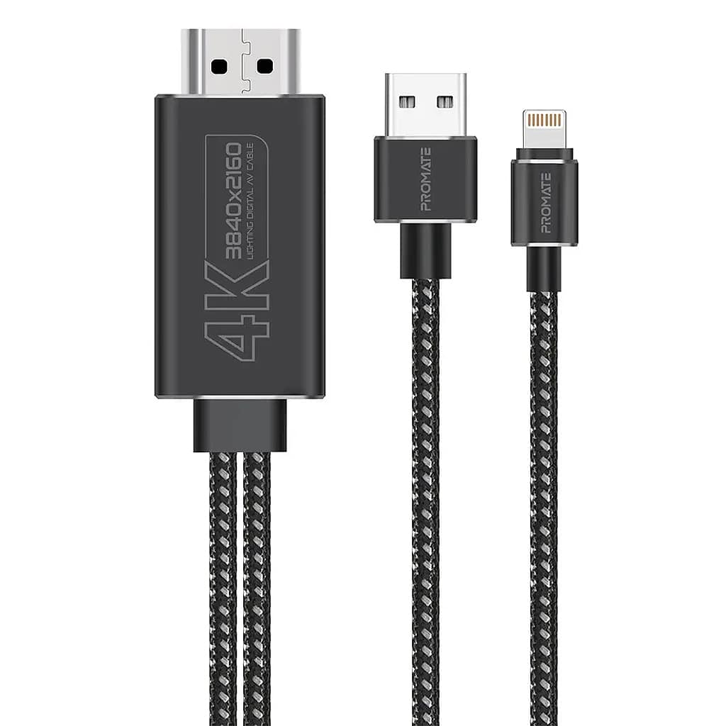 Promate Medialink-LT  HDMI  Lighting Cable 4K@30hz