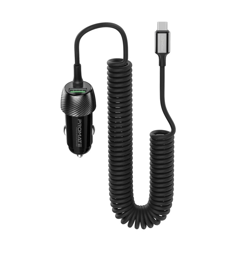 Promate PowerDrive-33PDC USB-C Car Charger 33W