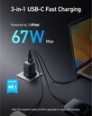 Anker 535 3-Triple-Port Ultra-Fast Charger 67W