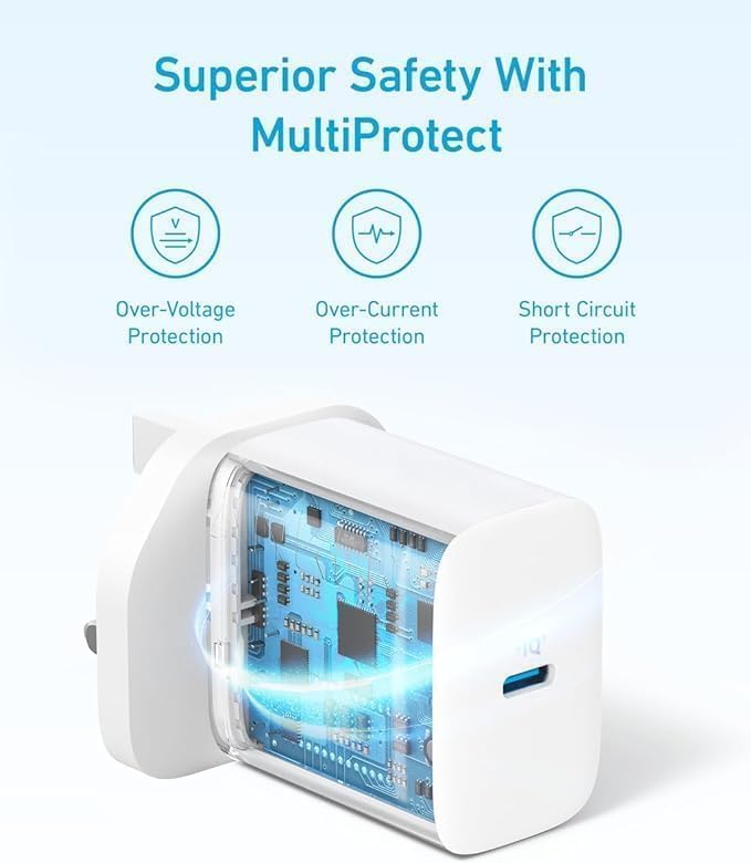 Anker Home Carger USB-C With USB-C Cable 20W