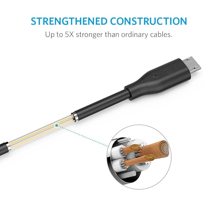 Anker PowerLine Micro USB 3FT