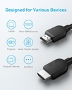 Anker Powerline 8k Hdmi 2.1 Cable 6ft  black