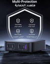 UGREEN Nexode 100W GaN Desktop Charger 3xUSB-C + USB-A SPACE GREY UK