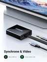 UGREEN HDMI to VGA Converter Black- 25m