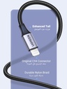 UGREEN USB-A to Lightning MFI Cable Alu Case with Nylon Braided 1m