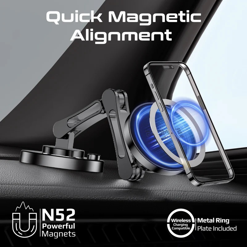 Promate Magnus 360 Cradleless Magnetic Car Phone Mount