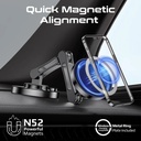 Promate Magnus 360 Cradleless Magnetic Car Phone Mount