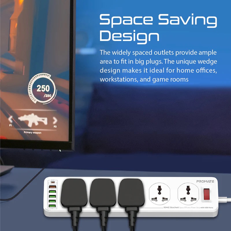 Promate PowerMatrix-3m USB-C Power 20W