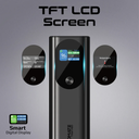 Promate Titan-160 Multi-Port PD 3.1 Power Bank with TFT LCD Screen