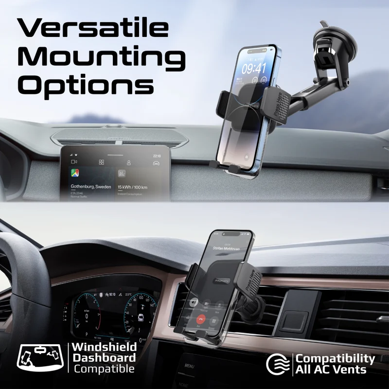 Promate TransHold-EXT Smart Phone Holder Kit