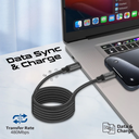 Promate Springy USB-C Cable Self Magnetic