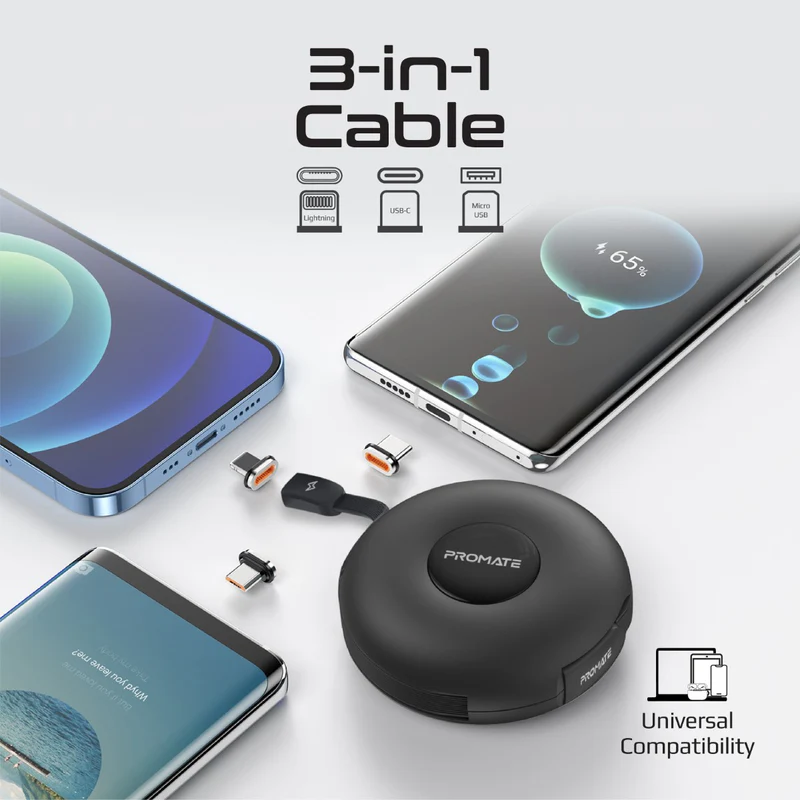 Promate Quiver 3-in-1 Magnetic