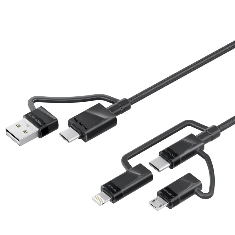 Promate PentaPower 6-in-1 Hybrid Multi Connector