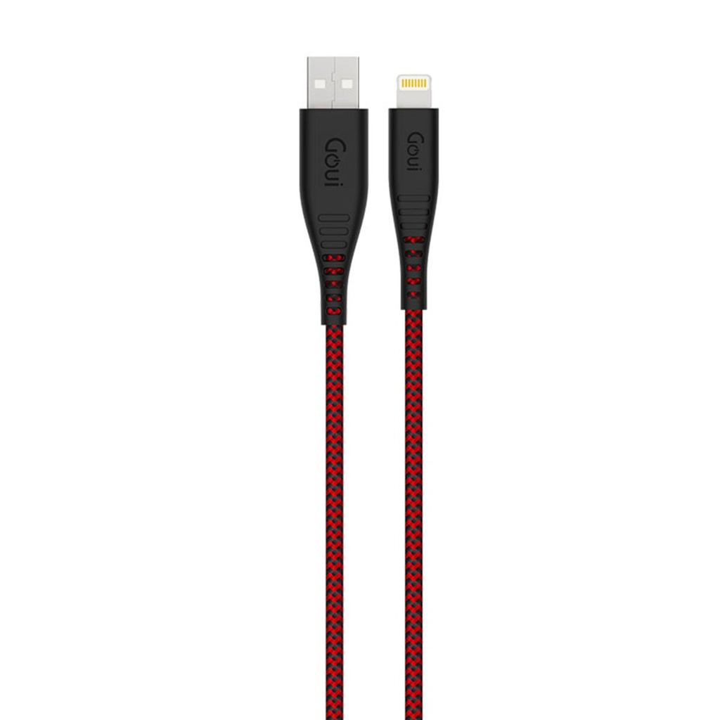 Goui FLEX 8 PIN USB Cable1.5mtr Black/Red