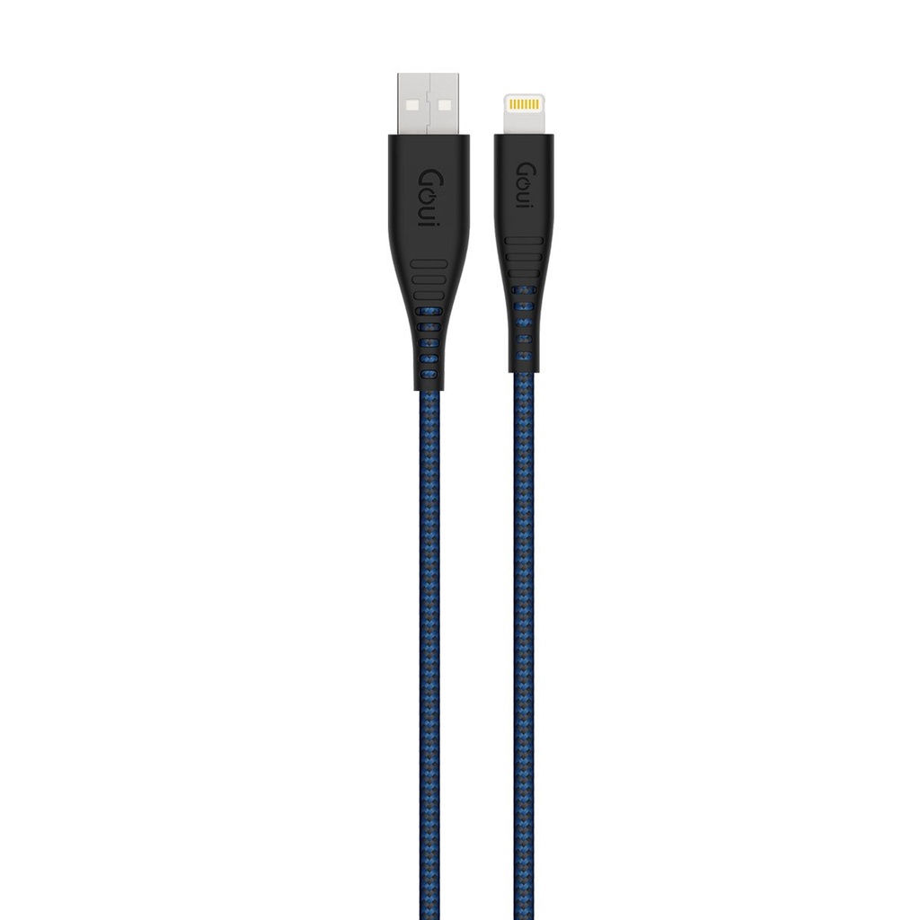 Goui FLEX 8 PIN USB Cable 1.5mtr Black/Dark Blue