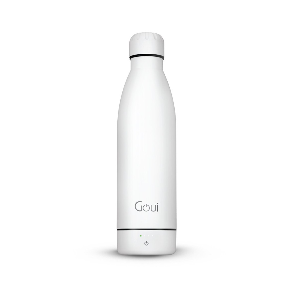 Goui LOCH Bottle/Wireless Charger/Power Bank-Snow White/Black