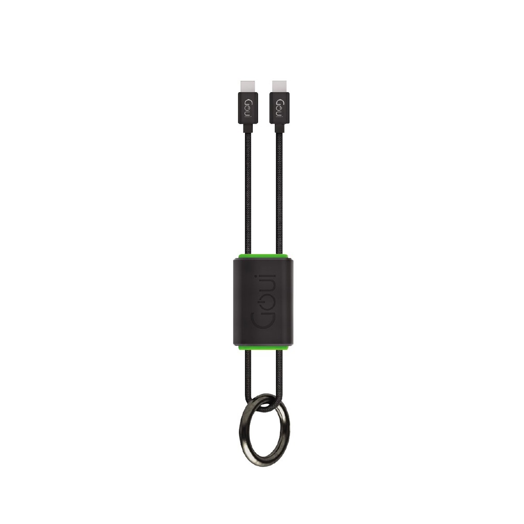 Goui LOCK USB Type C-C Key Chain Cable -Black