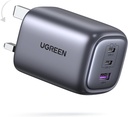 UGREEN Nexode 65WPD GaN Foldable USB-A 22.5W + USB-Cx2 (C1/C2 65W) Fast Charger UK Space Gray