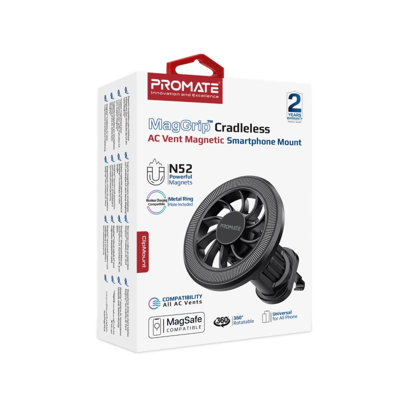 Promate ClipMount AC-Vent Magnetic