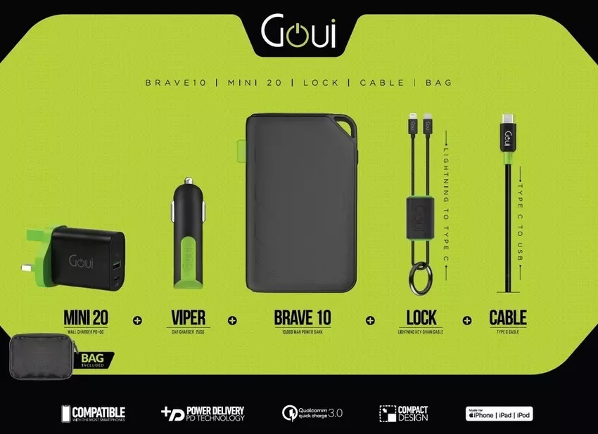Goui Brave 10 + Mini20 + Viper + (Lock C-Lighting / Type ) Package