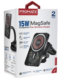 Promate LucidMount -15 Car Wireless Charger 15W