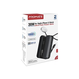 Promate Neo-10 Powe Bank 10000mAh For Apple Watch & iPhone 30W