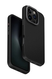 UNIQ HYBRID IPHONE 16 PRO (2024) 6.3 MAGCLICK CHARGING KEVA MAX WITH CAMERA STAND - CARBON